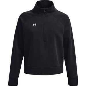 Under Armour Womens/Ladies Rival Half Zip Sweatshirt / Black